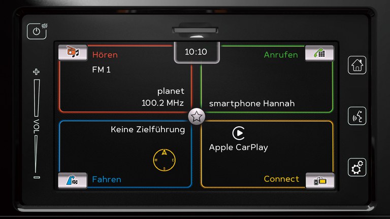 Farb-Touchscreen im Suzuki Ignis Hybrid.